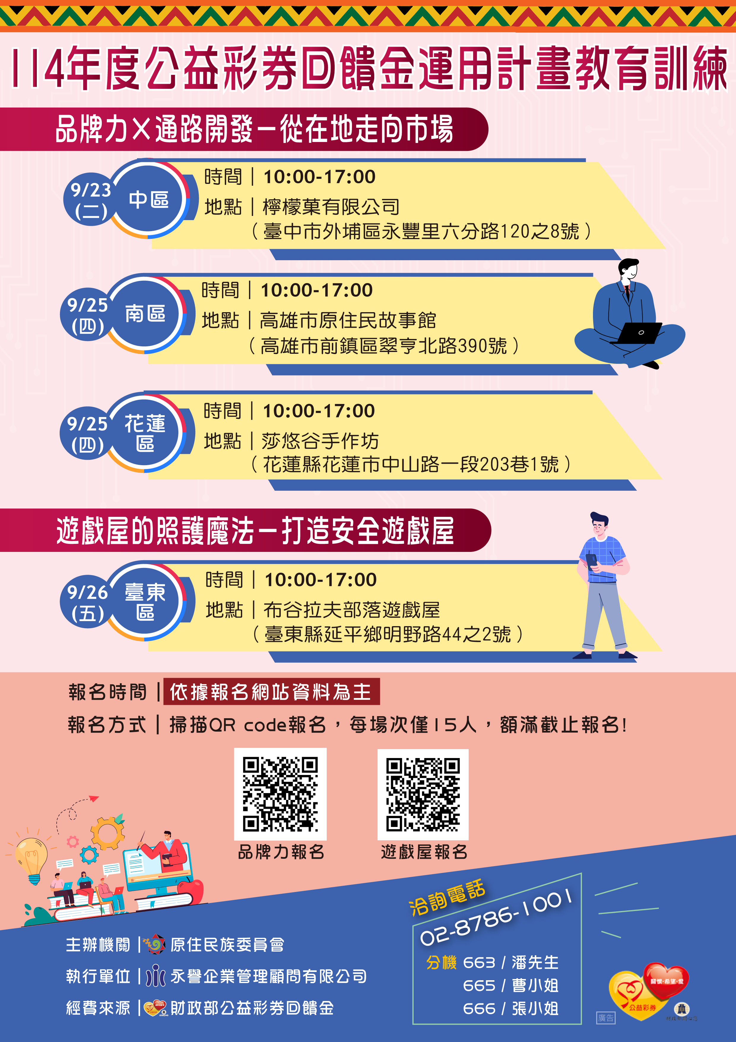 114年度公益彩券回饋金教育訓練